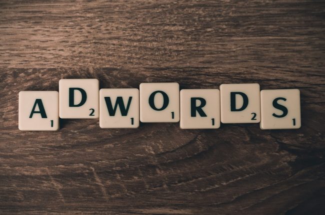Lettres Adwords